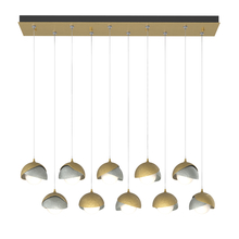 Hubbardton Forge 131205-SKT-STND-86-82-GG0711 - Brooklyn 10-Light Double Shade Pendant