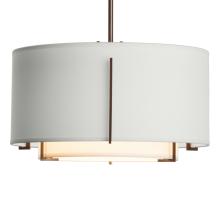 Hubbardton Forge 139602-SKT-MULT-05-SF1099-SJ1590 - Exos Small Double Shade Pendant