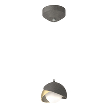 Hubbardton Forge 161183-SKT-STND-20-86-GG0711 - Brooklyn Double Shade Low Voltage Mini Pendant