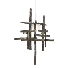 Hubbardton Forge 161185-SKT-STND-14-YC0305 - Tura Frosted Glass Low Voltage Mini Pendant