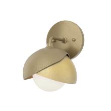 Hubbardton Forge 201374-SKT-84-86-GG0711 - Brooklyn 1-Light Double Shade Bath Sconce