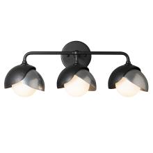 Hubbardton Forge 201375-SKT-10-85-GG0711 - Brooklyn 3-Light Double Shade Bath Sconce