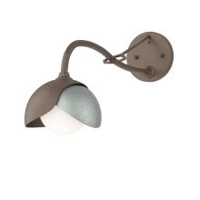 Hubbardton Forge 201377-SKT-05-82-GG0711 - Brooklyn 1-Light Double Shade Long-Arm Sconce