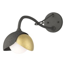 Hubbardton Forge 201377-SKT-20-86-GG0711 - Brooklyn 1-Light Double Shade Long-Arm Sconce