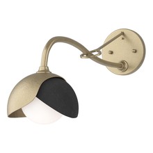 Hubbardton Forge 201377-SKT-84-10-GG0711 - Brooklyn 1-Light Double Shade Long-Arm Sconce