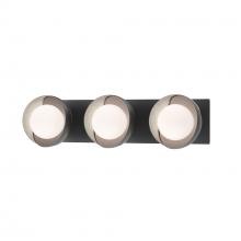 Hubbardton Forge 201378-SKT-10-82-GG0711 - Brooklyn 3-Light Straight Double Shade Bath Sconce