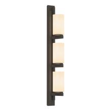 Hubbardton Forge 206309-SKT-LFT-07-GG0168 - Ondrian 3 Light Vertical Sconce