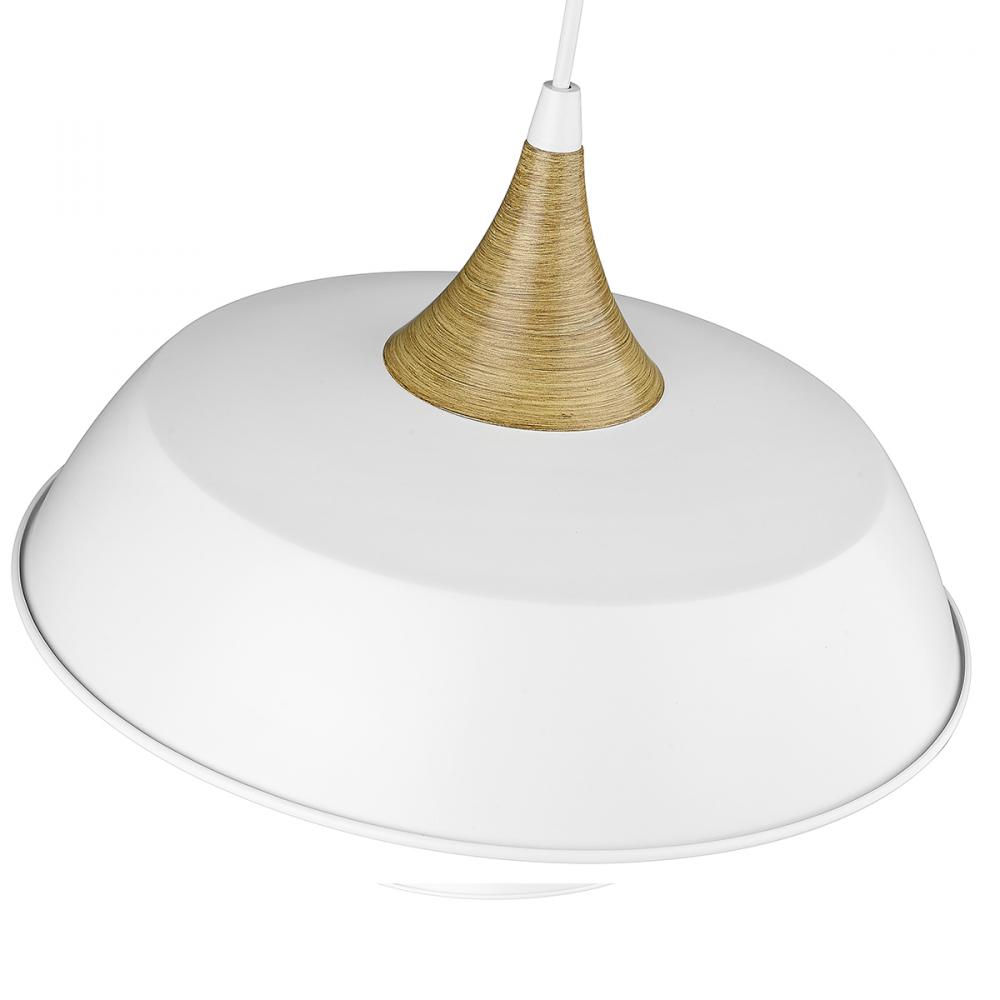 Arlo 1-Light Pendant light Matte White