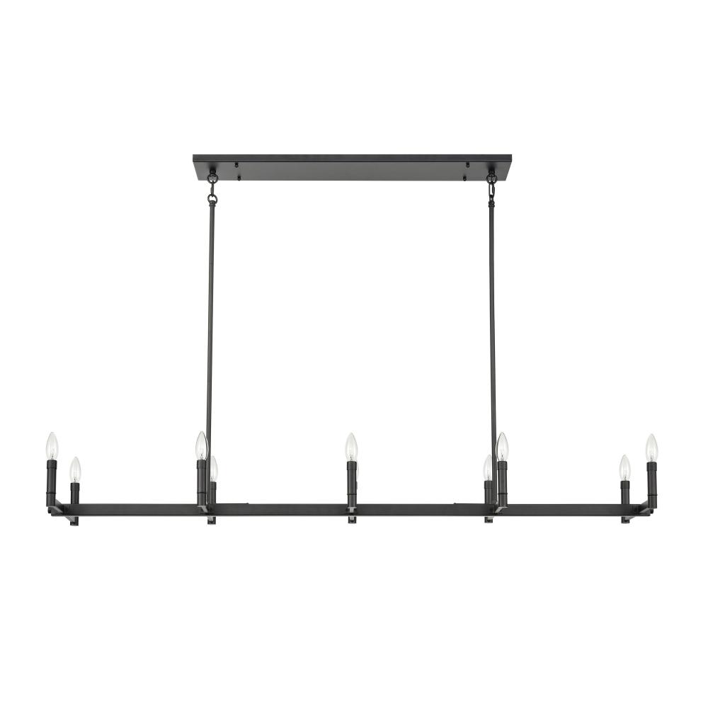 Daxley 1 - Light Chandelier Ceiling Light Matte Black