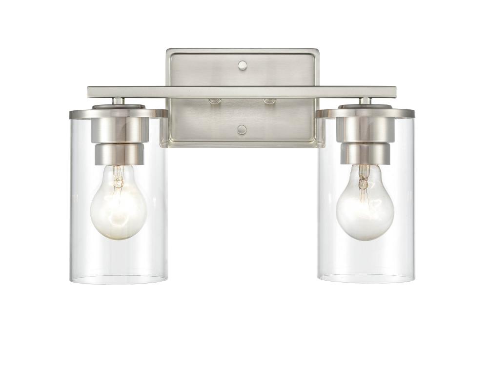 Verlana 2-Light Vanity Brushed Nickel