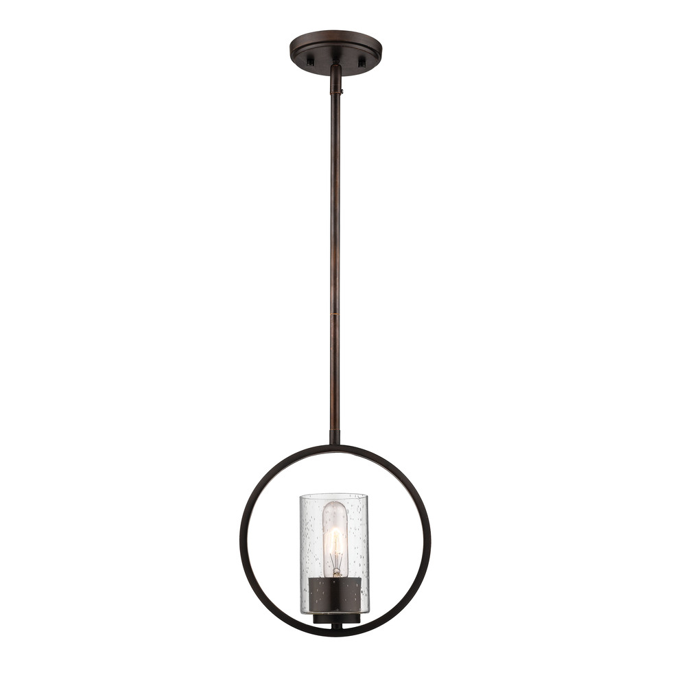 Delano 1-Light Mini-Pendant light Rubbed Bronze