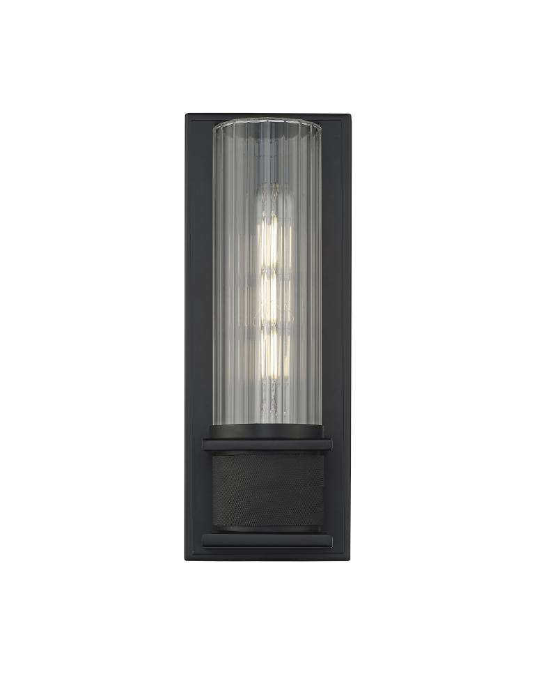 1-Light Wall Sconce Matte Black