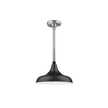 Millennium RMWHS14-SB - R Series 1-Light Modified Warehouse Shade Satin Black