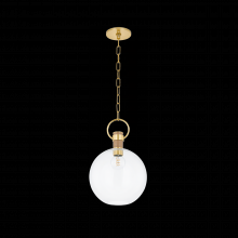 Mitzi by Hudson Valley Lighting H933701S-AGB - CATRINE PENDANT