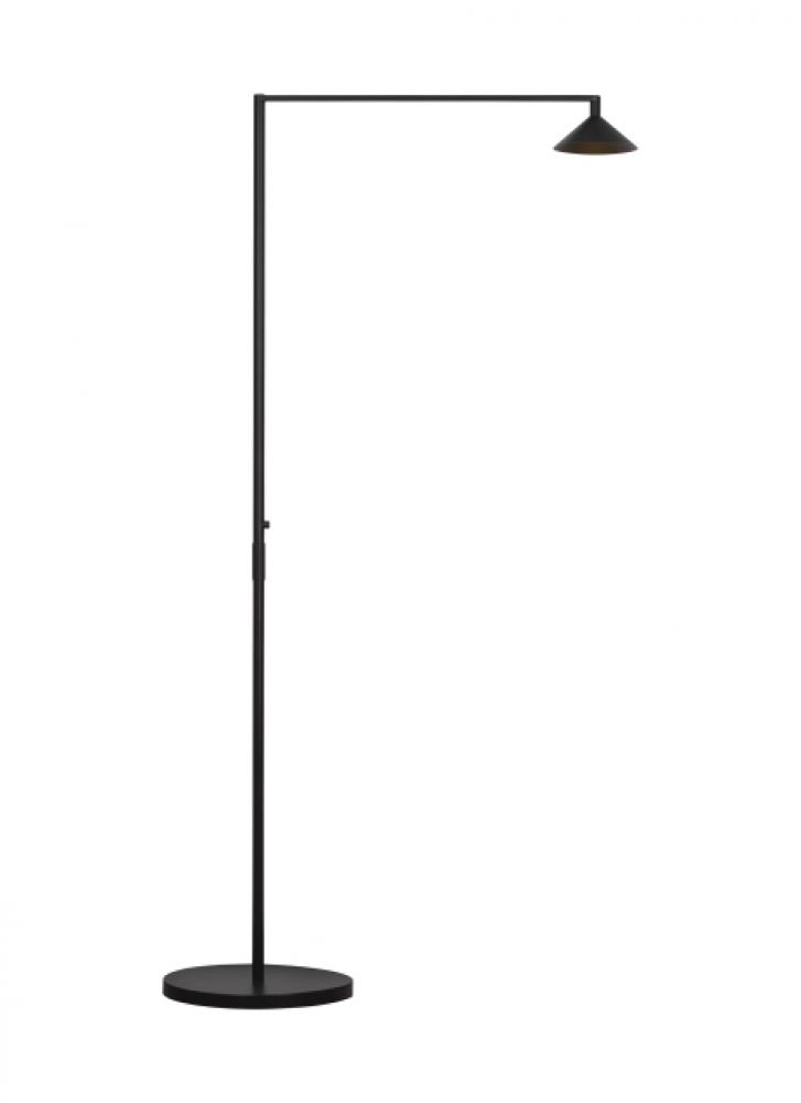 Sean Lavin Mill 1-light dimmable LED outdoor grande floor lamp with black finish