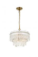 Elegant 1780D15SG - Emilia 15 Inch Pendant Light in Satin Gold