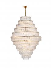 Elegant 1780D42SG - Emilia 42 inch Chandelier in Satin Gold