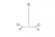 Elegant 3508D30C - Zayne 4 Light Pendant in Chrome