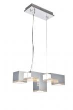 Elegant 5100D5C - Glasgow 5 Light Chrome Pendant