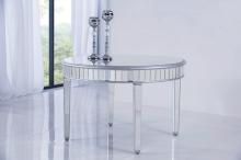 Elegant MF6-1008S - Round Dining Table 48 In.x30 In. in Silver Paint