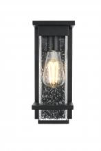 Elegant OD367W12BK - Harper 7 inch Outdoor Pendant in Black