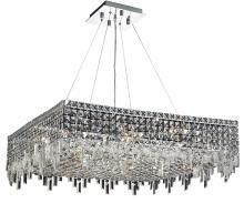 Elegant V2033D32C/RC - MaxIme 12 Light Chrome Chandelier Clear Royal Cut Crystal