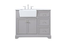 Elegant VF60242GR - 42 inch Single bathroom vanity in grey