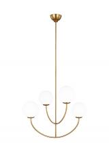 Visual Comfort & Co. Studio Collection AEC1054BBS - Galassia Four Light Chandelier