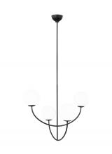 Visual Comfort & Co. Studio Collection AEC1054MBK - Galassia Four Light Chandelier