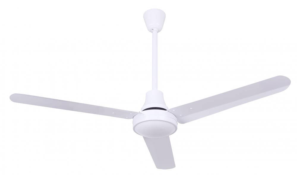 48" White Weatherproof DC Industrial Fan