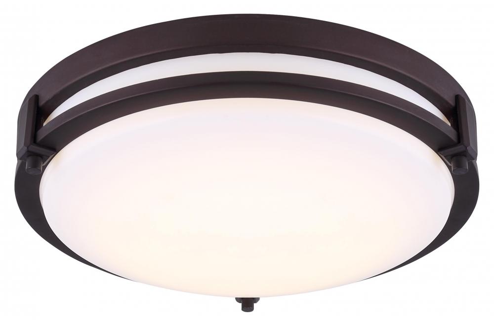 Gilda LED Integrated Flush Mount Light, Oil Rubbed Bronze Finish