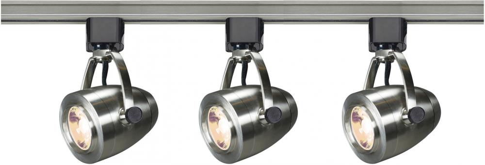 LED Track Kit - 12 Watt LED - 3000K - 4 foot Track - 36 degree - Pinch Back - Brushed Nickel Finish