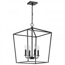 Nuvo 60/7951 - Emma 4 Light Small Pendant; Dark Bronze Finish