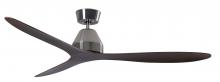 Beacon Lighting America 21304201 - Lucci Air Whitehaven 56-inch Brushed Chrome and Dark Koa Blades Ceiling Fan