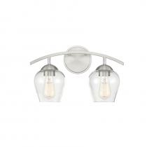 Savoy House Meridian M80031BN - 2-Light Bathroom Vanity Light in Brushed Nickel