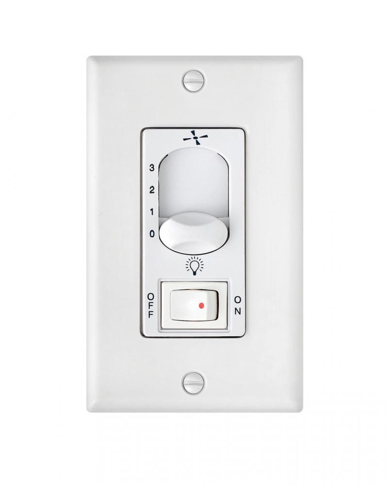 Wall Control 3 Speed, On/Off Switch