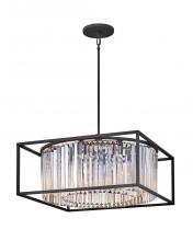 Hinkley 4555BK - Medium Convertible Drum Chandelier