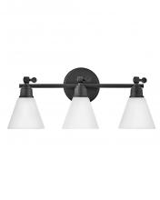 Hinkley 51183BK - Medium Adjustable Three Light Vanity