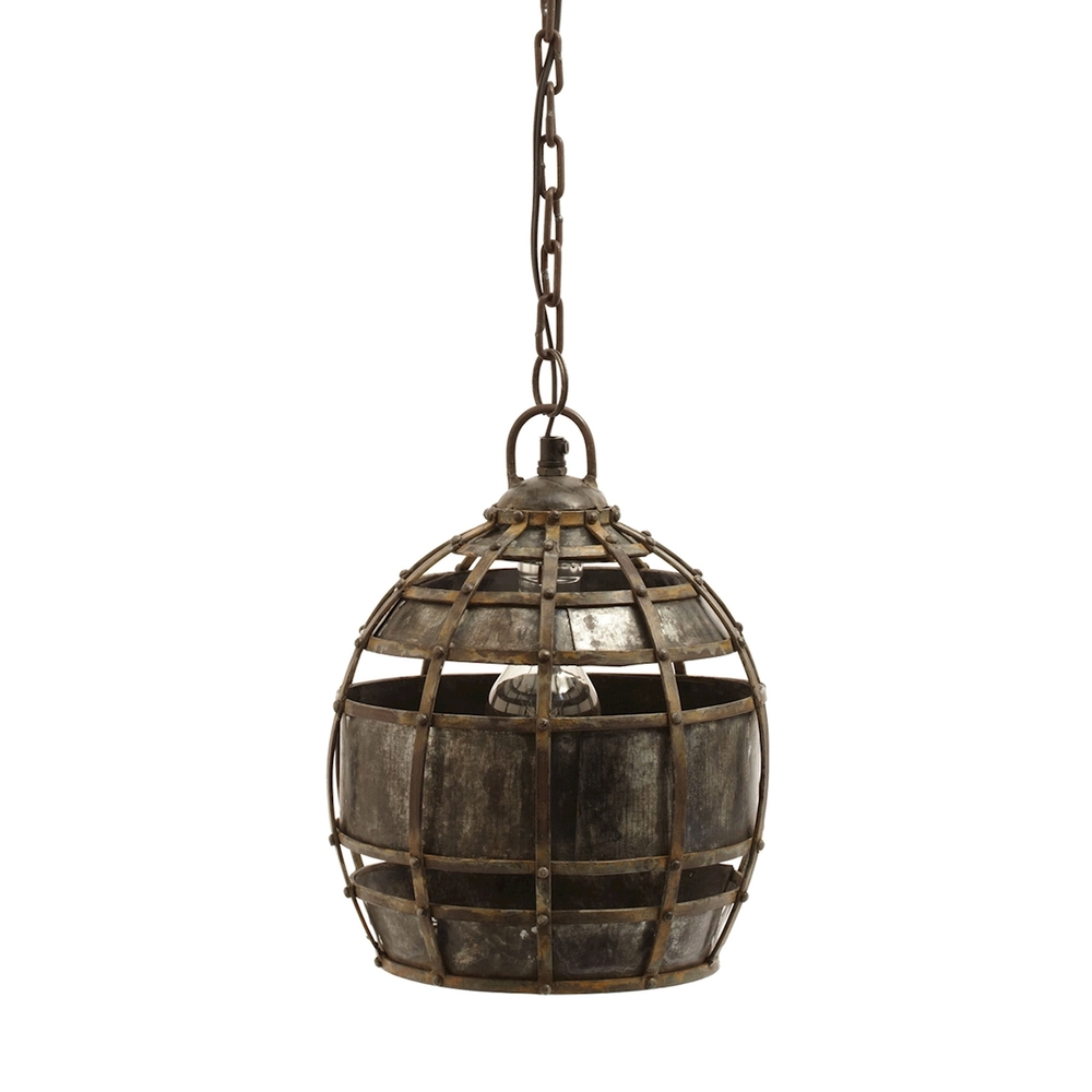 Round Fortress Pendant Light