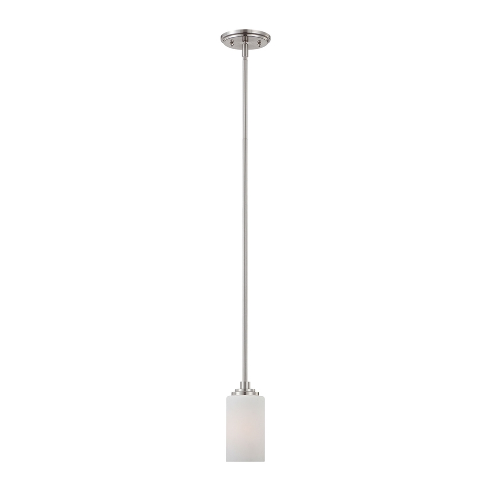 Thomas - Pittman 5'' Wide 1-Light Mini Pendant - Brushed Nickel