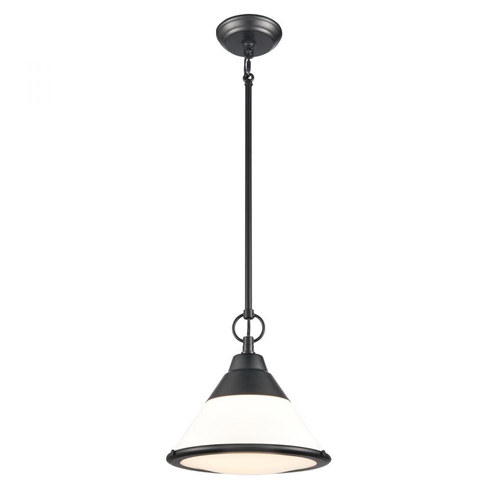 Sven 12'' Wide 1-Light Pendant - Matte Black