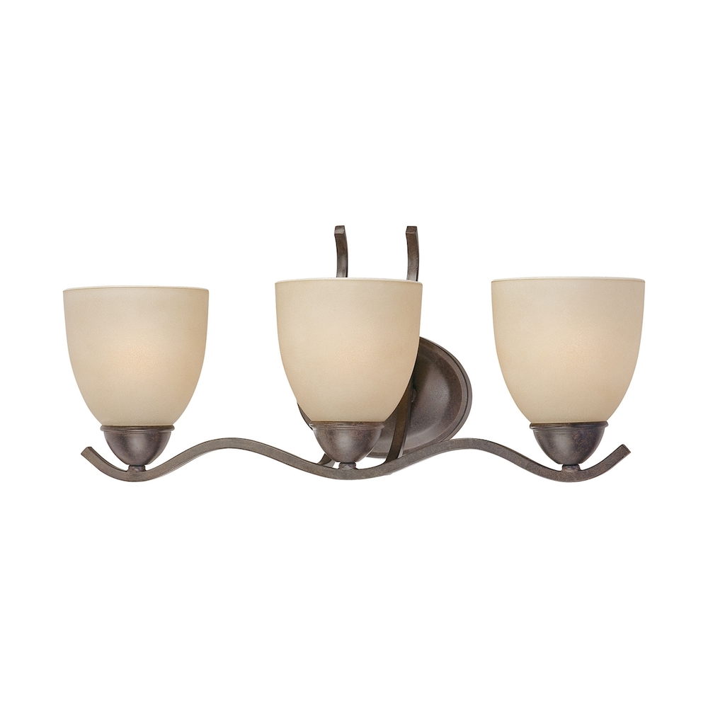 Thomas - Triton 3-Light Wall Lamp in Sable Bronze