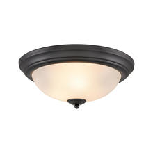 ELK Home 7013FM/60 - Thomas - Basics 15'' Wide 3-Light Flush Mount - Black