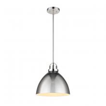 ELK Home 89660/1 - Somerville 12&#39;&#39; Wide 1-Light Pendant - Polished Nickel