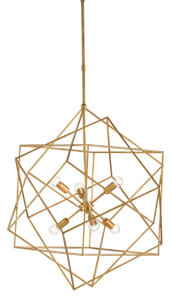 Aerial Gold Chandelier