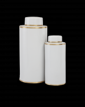 Currey 1200-0414 - Ivory Tea Canister Set of 2