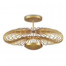 Currey 9000-0985 - Sheereen Gold Semi-Flush Mount