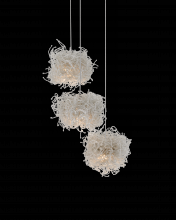 Currey 9000-0696 - Birds Nest 3-Light Round Multi-Drop Pendant